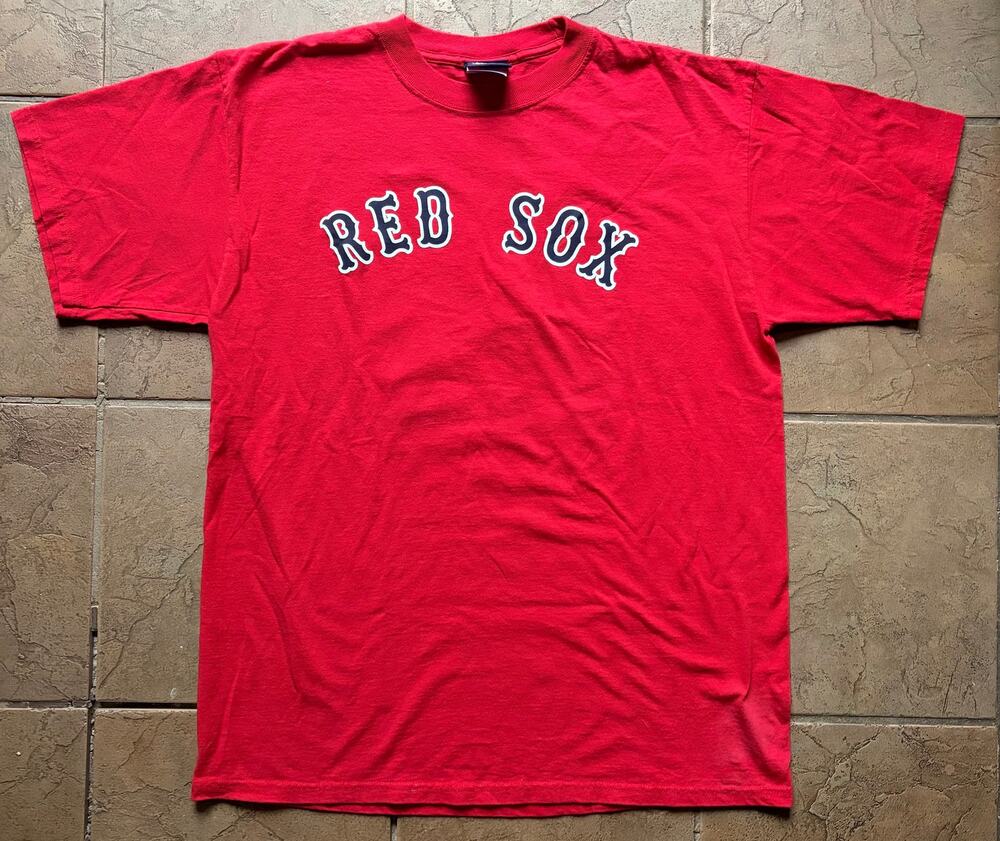 Boston Red Sox Carlton Fisk #27 Cooperstown Collection T-Shirt Red XL